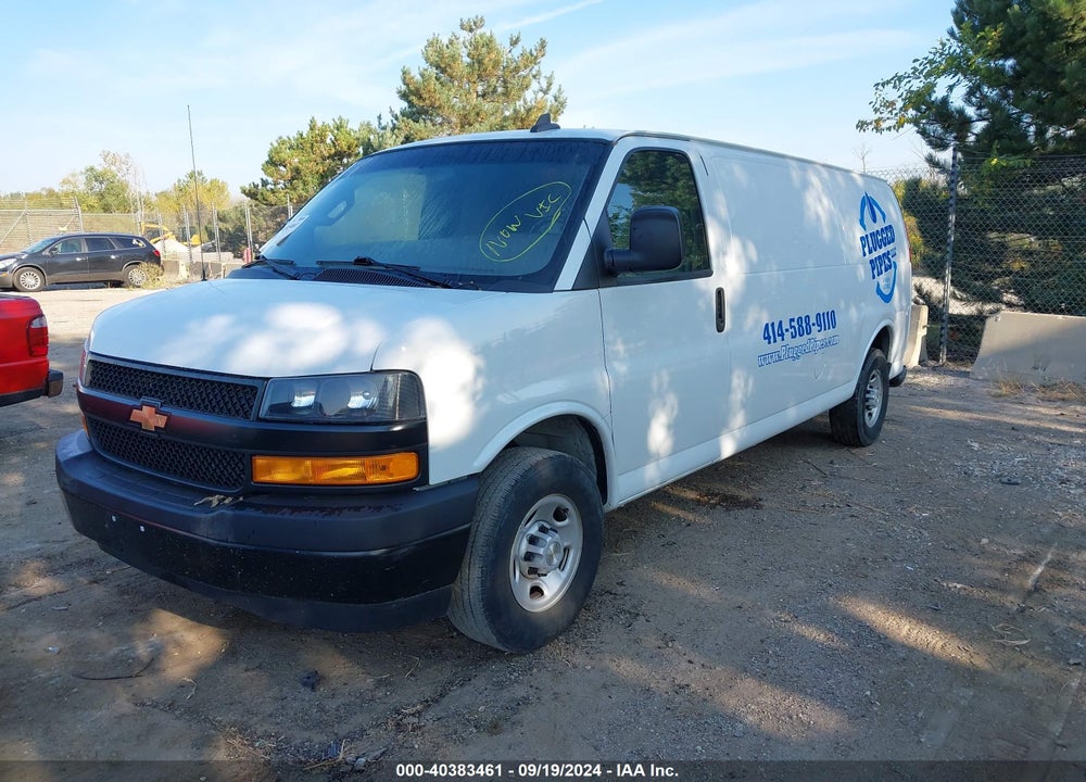 2022 CHEVROLET EXPRESS CARGO RWD 2500 EXTENDED WHEELBASE WT VIN: 1GCWGBF76N1213476