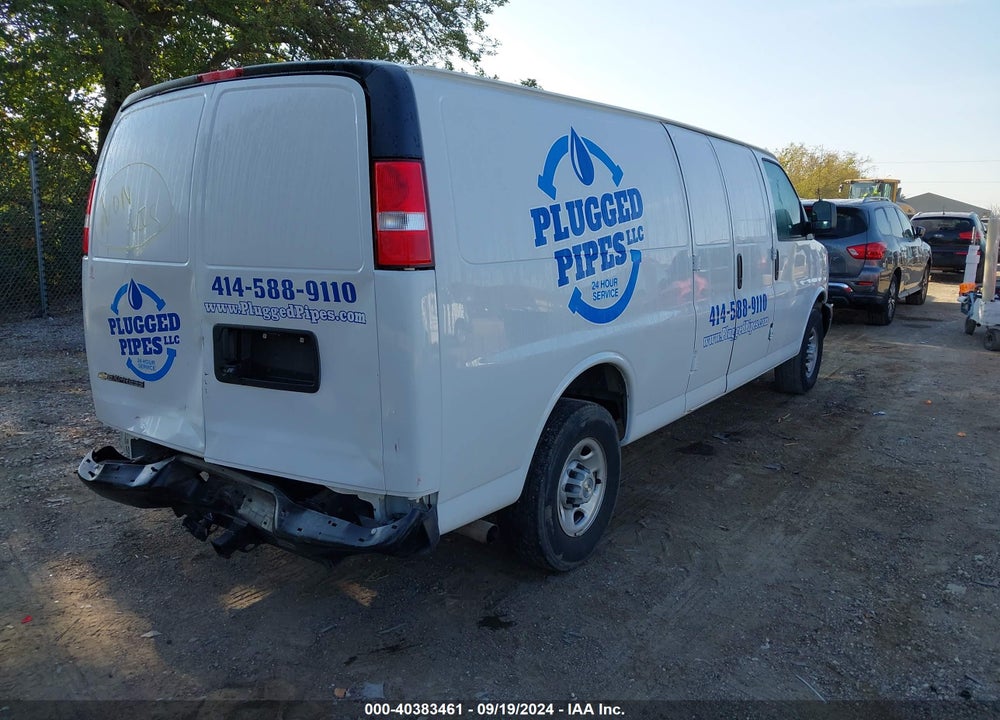 2022 CHEVROLET EXPRESS CARGO RWD 2500 EXTENDED WHEELBASE WT VIN: 1GCWGBF76N1213476