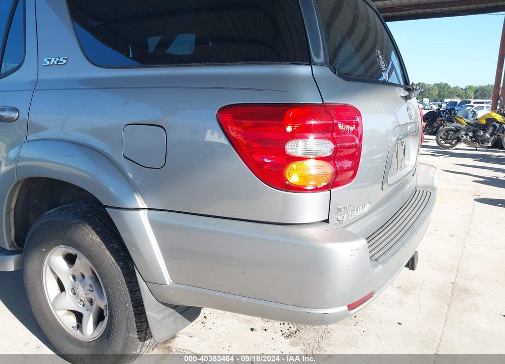 2002 TOYOTA SEQUOIA SR5 V8 VIN: 5TDBT44A52S112500
