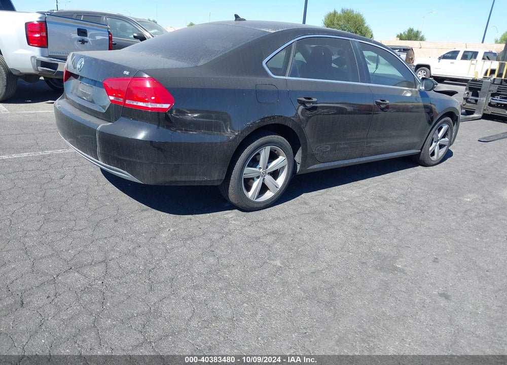 2012 VOLKSWAGEN PASSAT 2.5L SE VIN: 1VWBP7A33CC040837