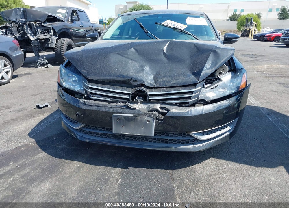 2012 VOLKSWAGEN PASSAT 2.5L SE VIN: 1VWBP7A33CC040837