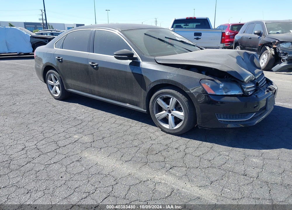 2012 VOLKSWAGEN PASSAT 2.5L SE VIN: 1VWBP7A33CC040837