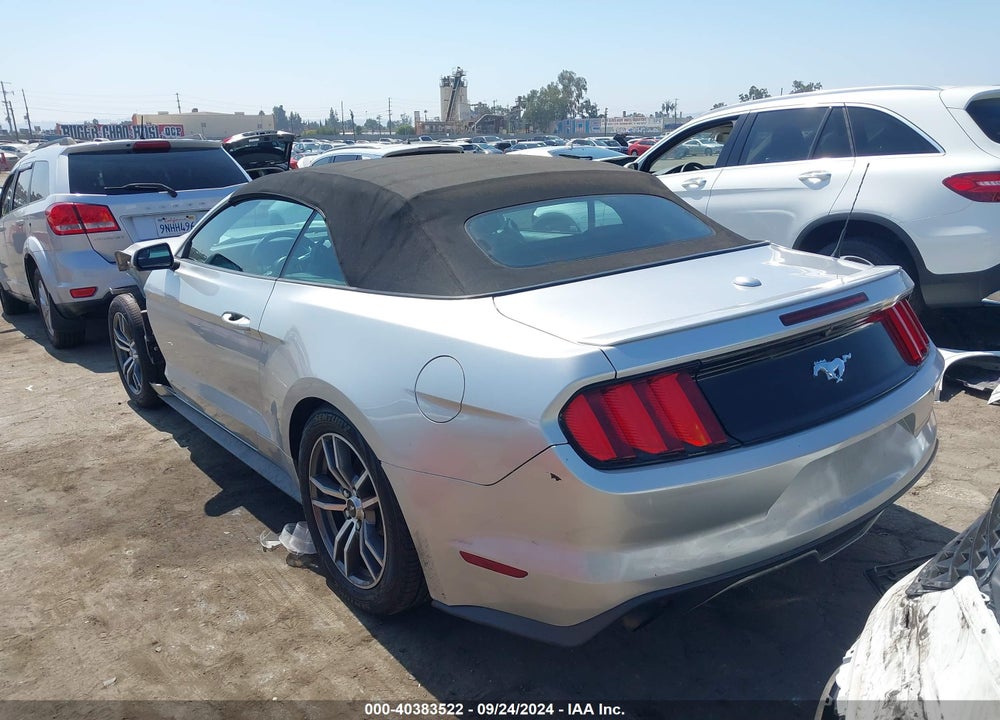 2016 FORD MUSTANG ECOBOOST PREMIUM VIN: 1FATP8UH2G5329129