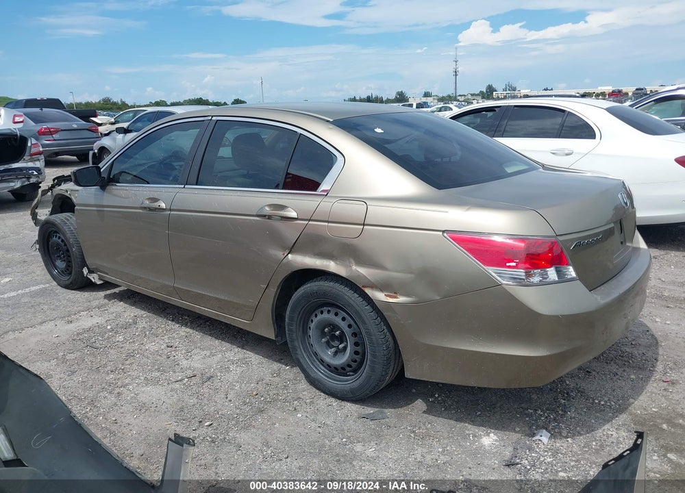2009 HONDA ACCORD 2.4 LX VIN: 1HGCP26369A108055