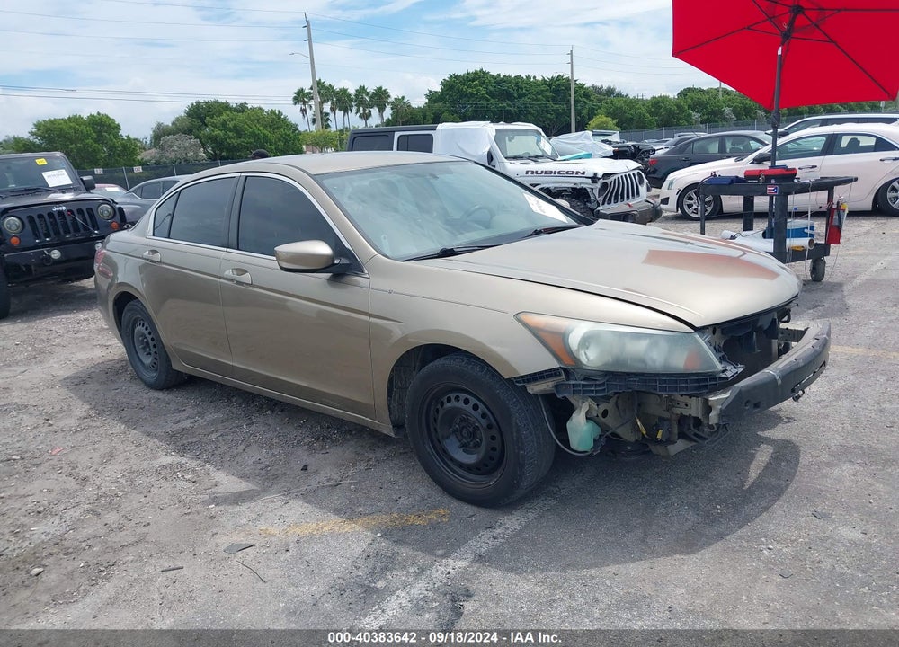 2009 HONDA ACCORD 2.4 LX VIN: 1HGCP26369A108055