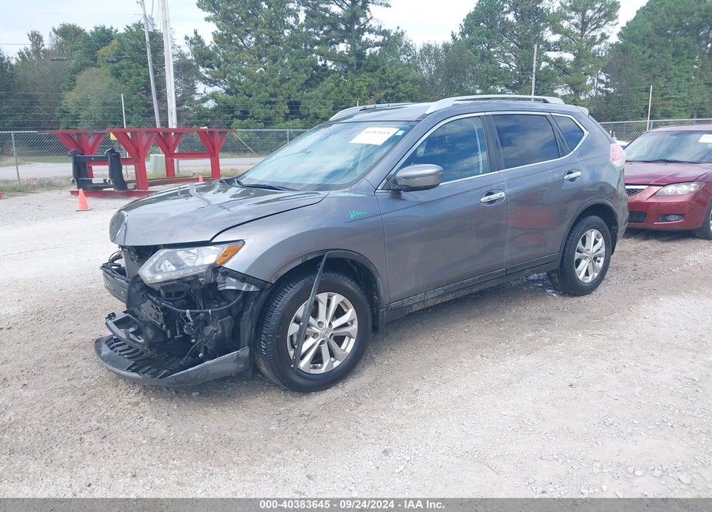 2016 NISSAN ROGUE SV VIN: KNMAT2MT5GP723730