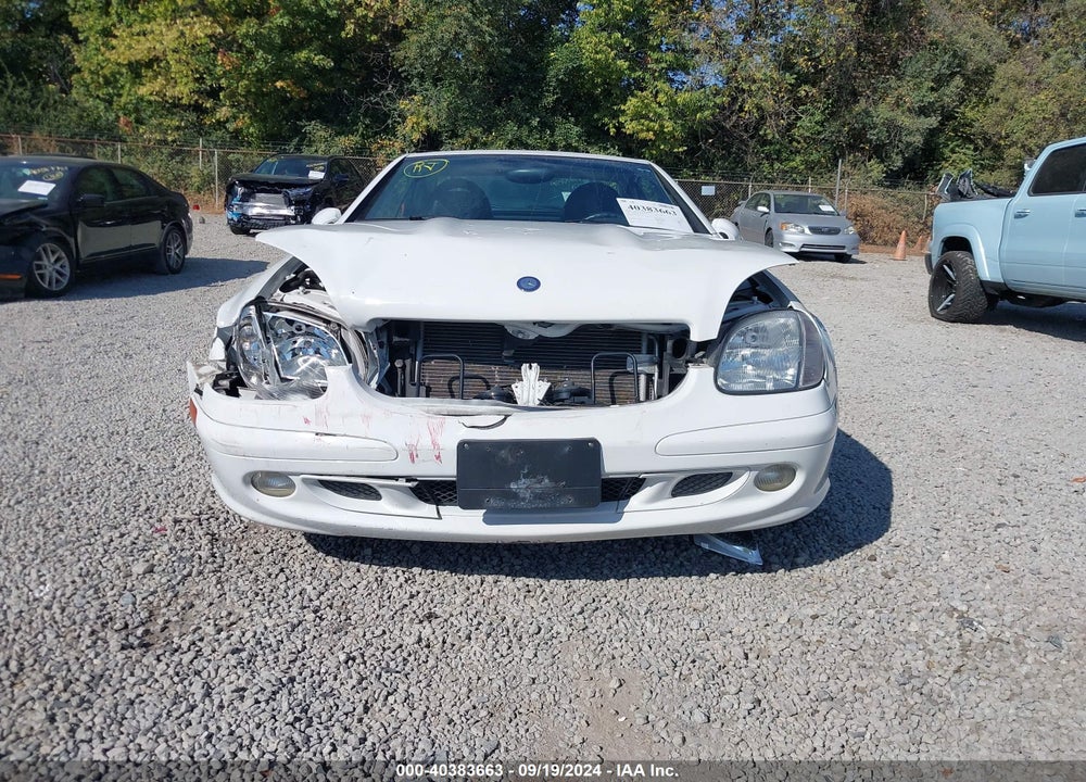 2001 MERCEDES-BENZ SLK 320 VIN: WDBKK65F91F207812
