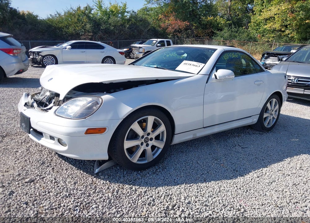 2001 MERCEDES-BENZ SLK 320 VIN: WDBKK65F91F207812