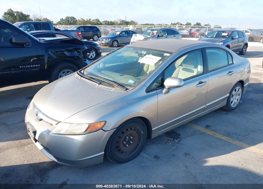2006 HONDA CIVIC LX VIN: 1HGFA16576L123044