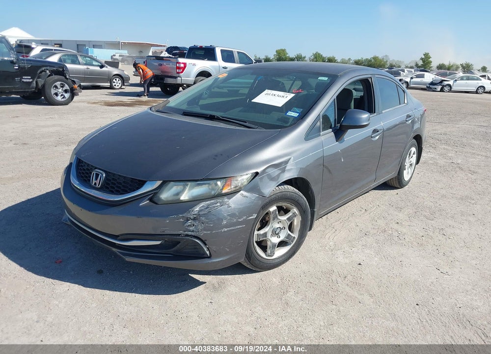 2013 HONDA CIVIC LX VIN: 2HGFB2F58DH515625