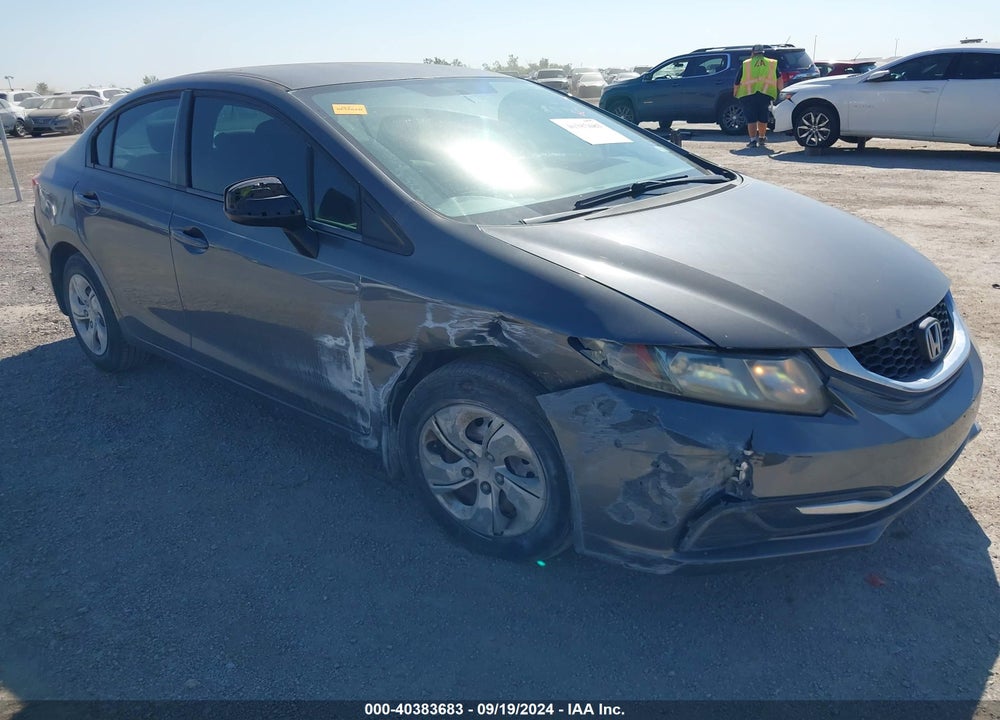 2013 HONDA CIVIC LX VIN: 2HGFB2F58DH515625