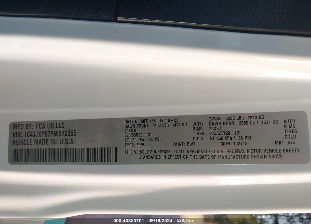 2023 JEEP WRANGLER 4XE HIGH ALTITUDE 4X4 VIN: 1C4JJXP67PW572355