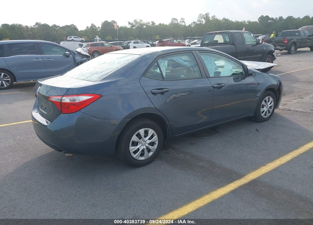 2014 TOYOTA COROLLA L VIN: 2T1BURHE5EC039830