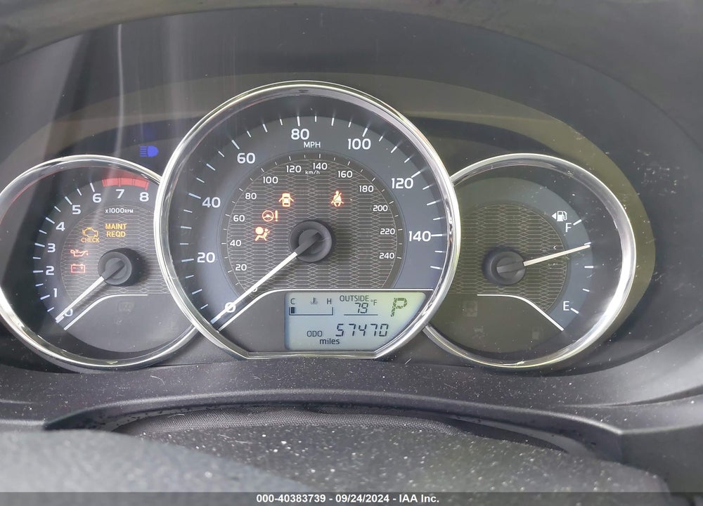 2014 TOYOTA COROLLA L VIN: 2T1BURHE5EC039830