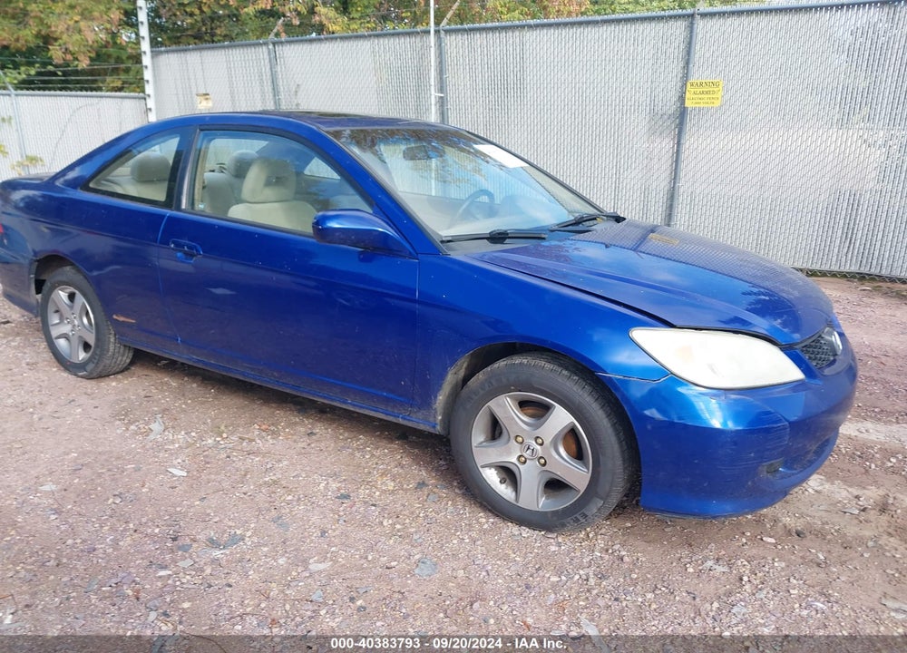 2004 HONDA CIVIC EX VIN: 1HGEM22994L054601