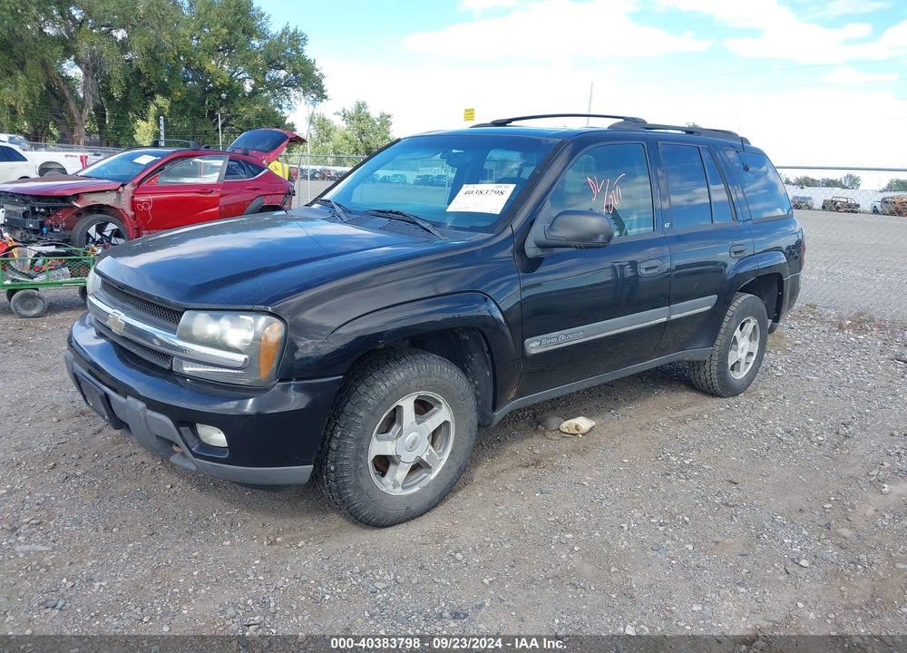 2002 CHEVROLET TRAILBLAZER LT VIN: 1GNDT13S822233103