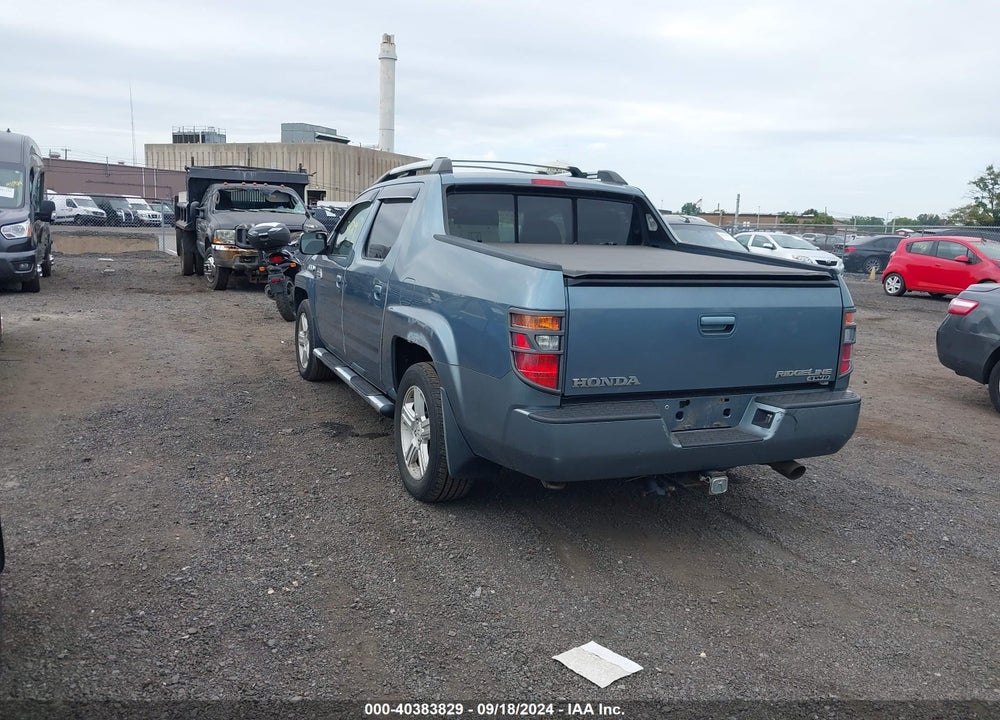 2007 HONDA RIDGELINE RTX VIN: 2HJYK16317H517989