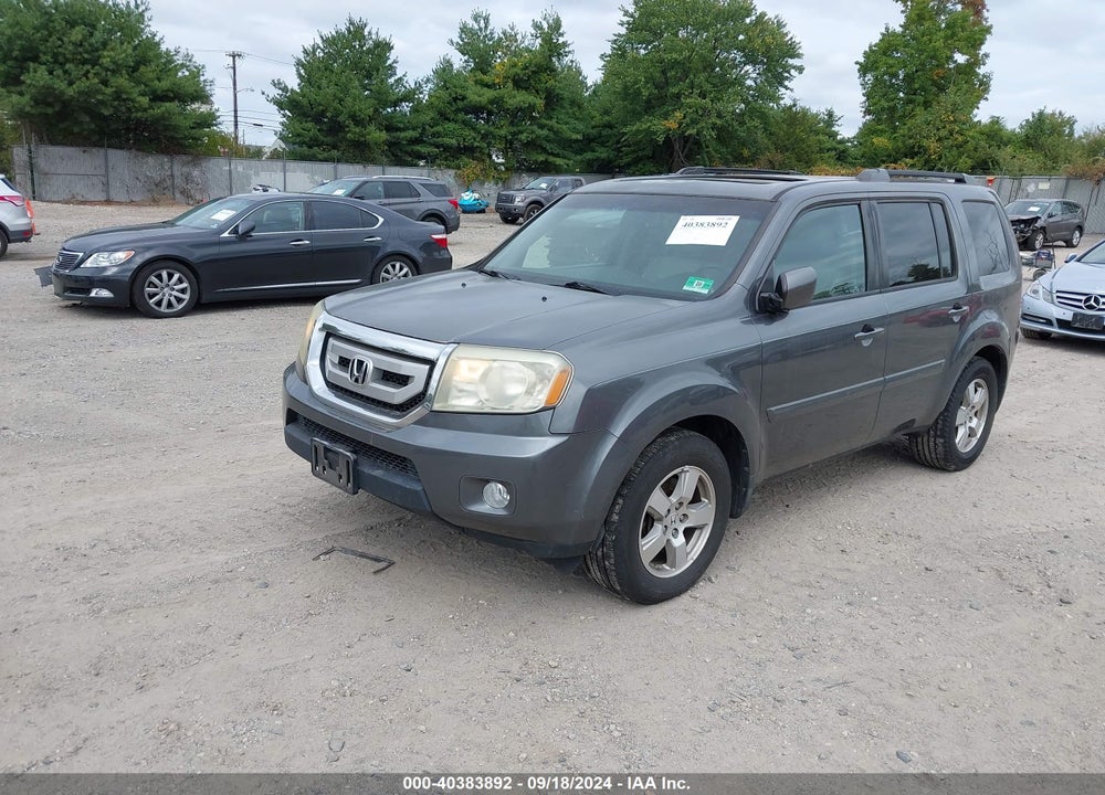 2011 HONDA PILOT EX-L VIN: 5FNYF4H51BB038186