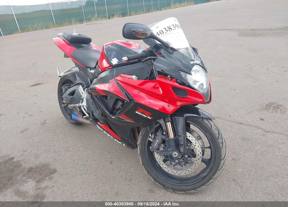 2006 SUZUKI GSX-R600 K6 VIN: JS1GN7DA162101132