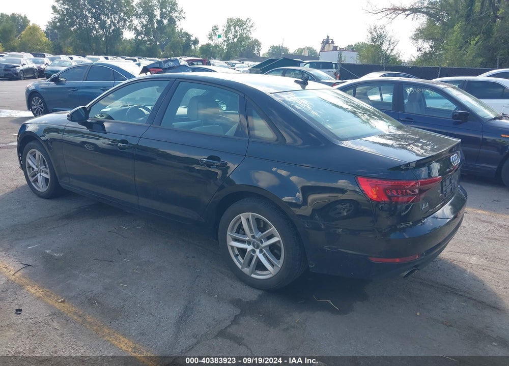 2017 AUDI A4 2.0T PREMIUM VIN: WAUGNAF45HN014181