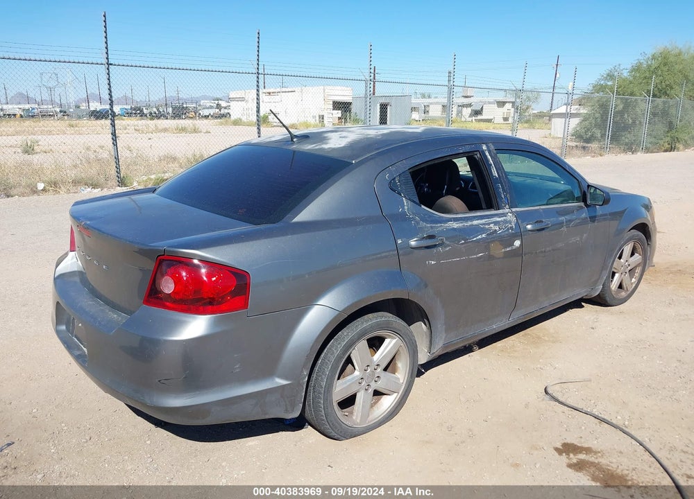 2013 AVENGER DODGE  SE VIN: 1C3CDZAB1DN537656
