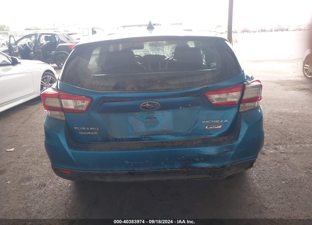 2018 SUBARU IMPREZA 2.0I SPORT VIN: 4S3GTAK67J3734129