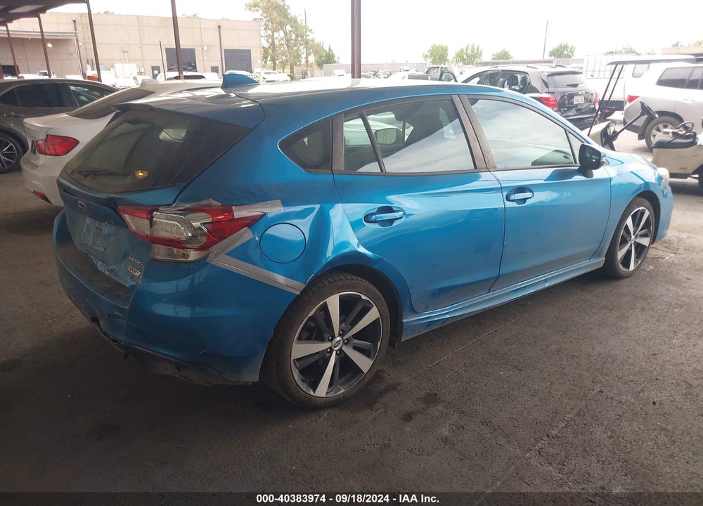 2018 SUBARU IMPREZA 2.0I SPORT VIN: 4S3GTAK67J3734129