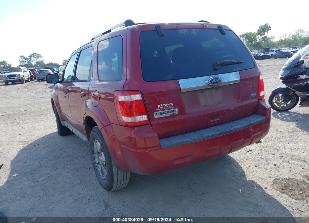 2010 FORD ESCAPE LIMITED VIN: 1FMCU0EG8AKB77727