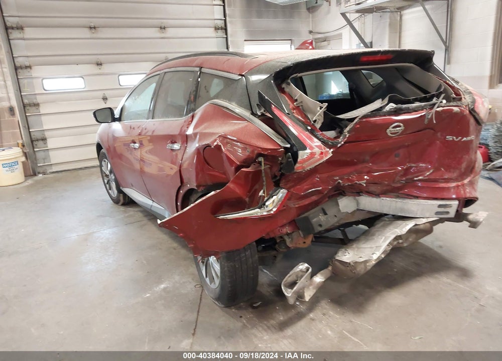 2017 NISSAN MURANO SV VIN: 5N1AZ2MH1HN188561