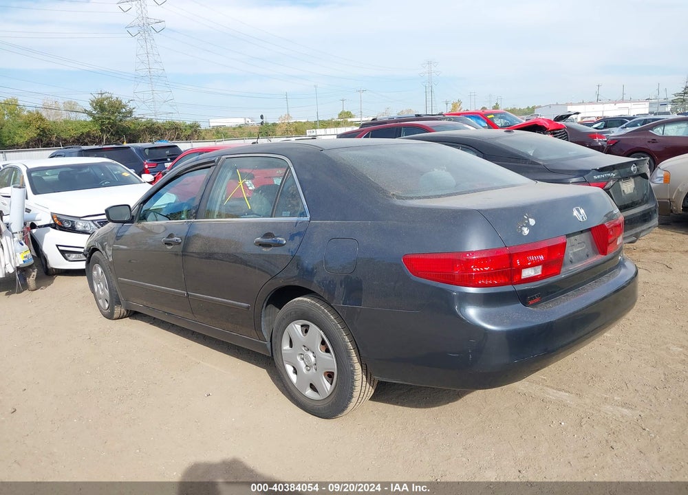 2005 HONDA ACCORD 2.4 LX VIN: 1HGCM56495A000834