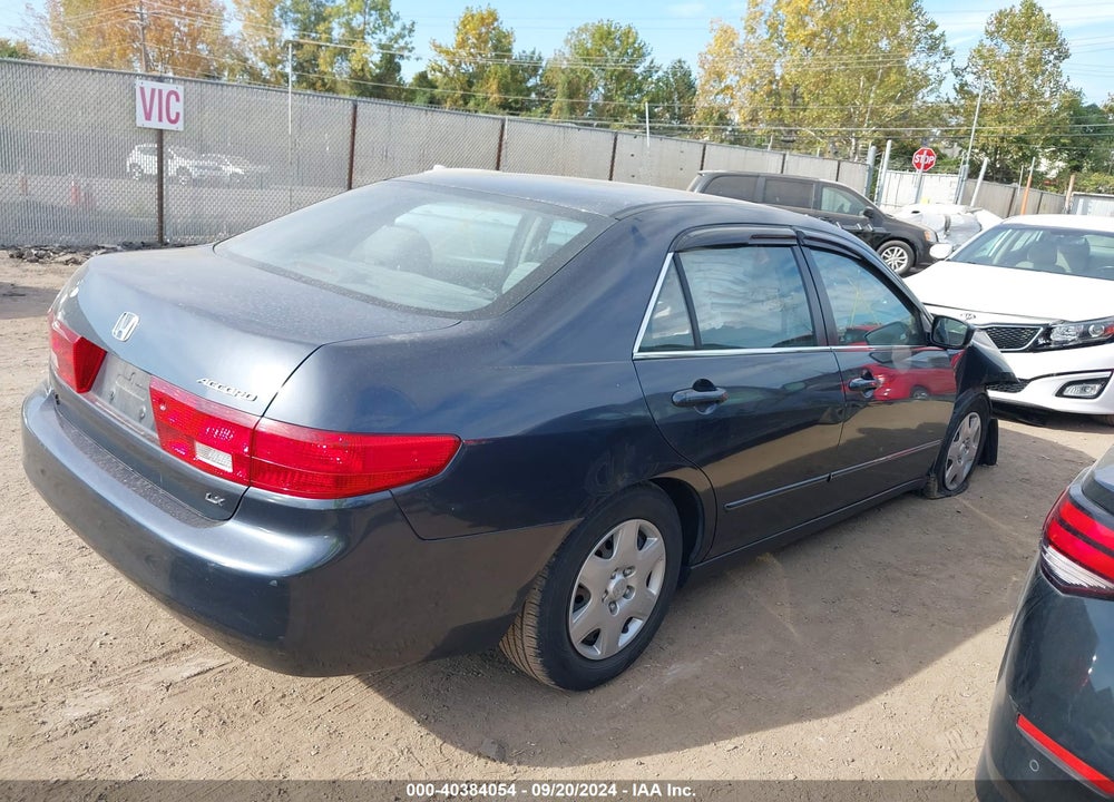 2005 HONDA ACCORD 2.4 LX VIN: 1HGCM56495A000834