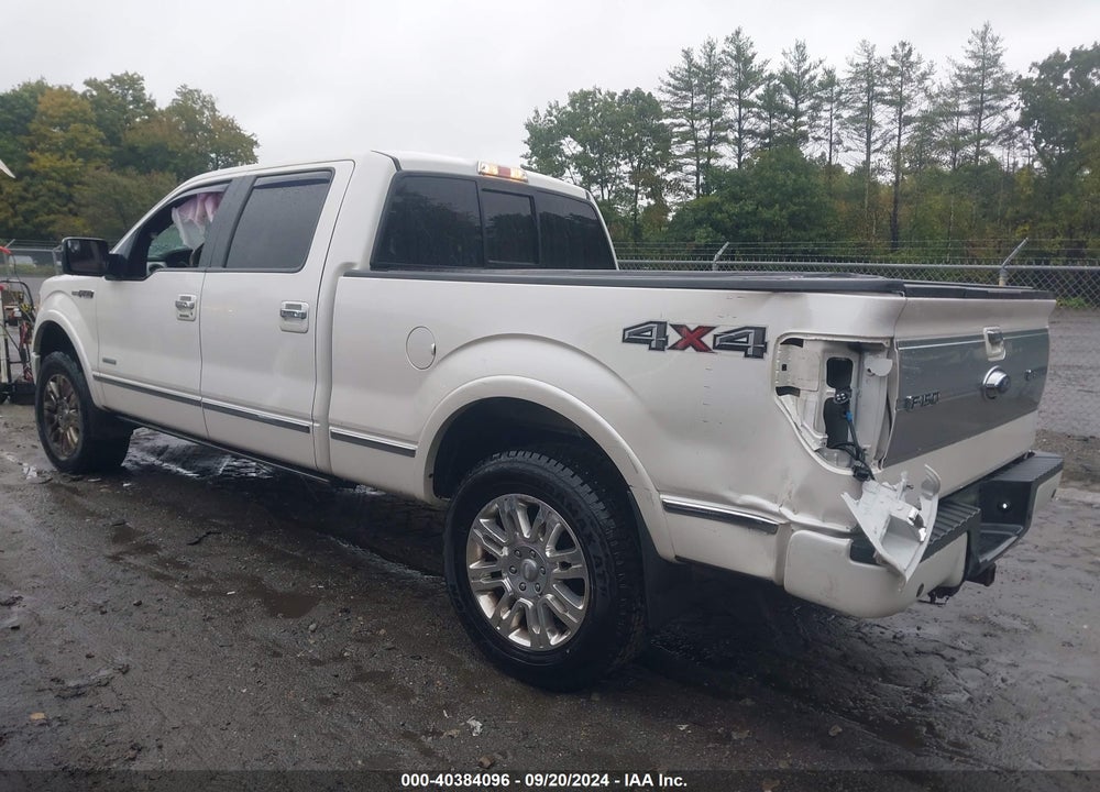 2013 FORD F-150 PLATINUM VIN: 1FTFW1ET2DFC61019