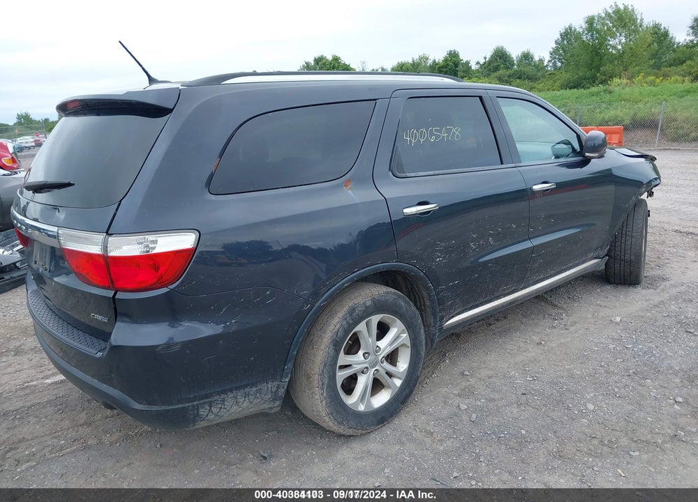 2013 DODGE DURANGO CREW VIN: 1C4SDJDT4DC693800