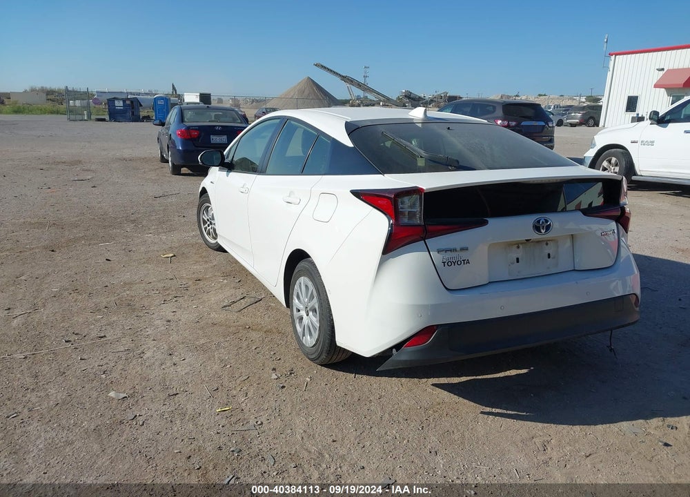 2020 TOYOTA PRIUS LE VIN: JTDKARFU4L3109083