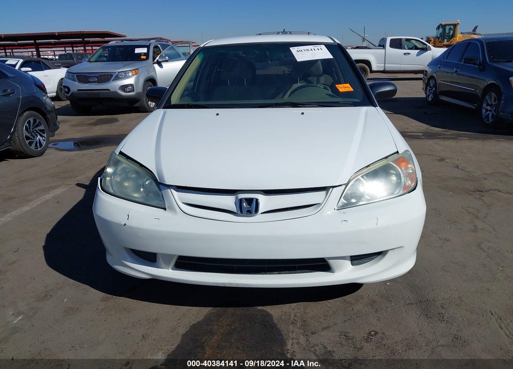2005 HONDA CIVIC LX VIN: 2HGES165X5H609755