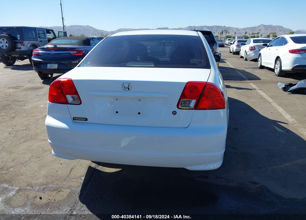 2005 HONDA CIVIC LX VIN: 2HGES165X5H609755