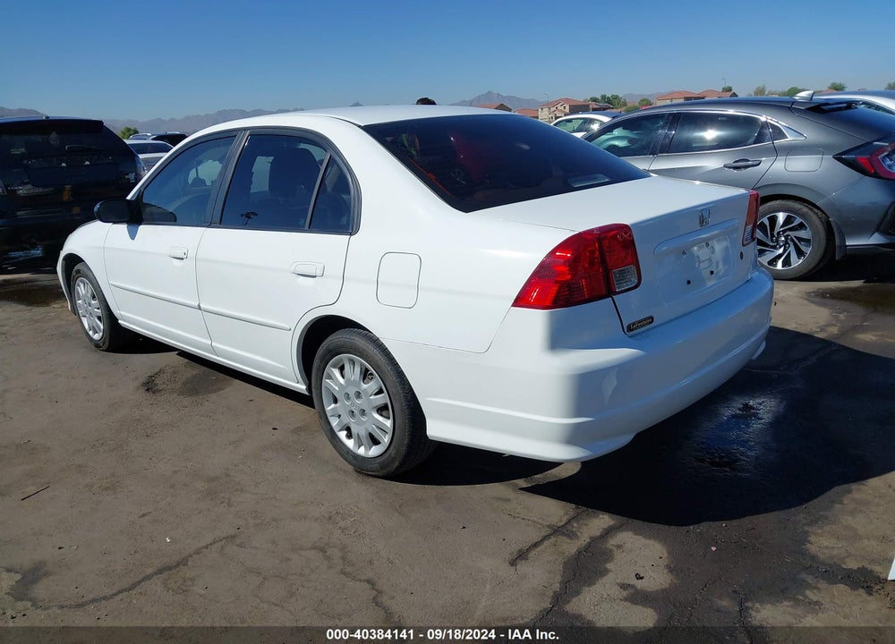 2005 HONDA CIVIC LX VIN: 2HGES165X5H609755