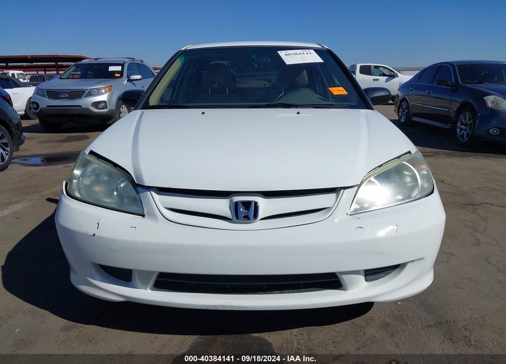 2005 HONDA CIVIC LX VIN: 2HGES165X5H609755