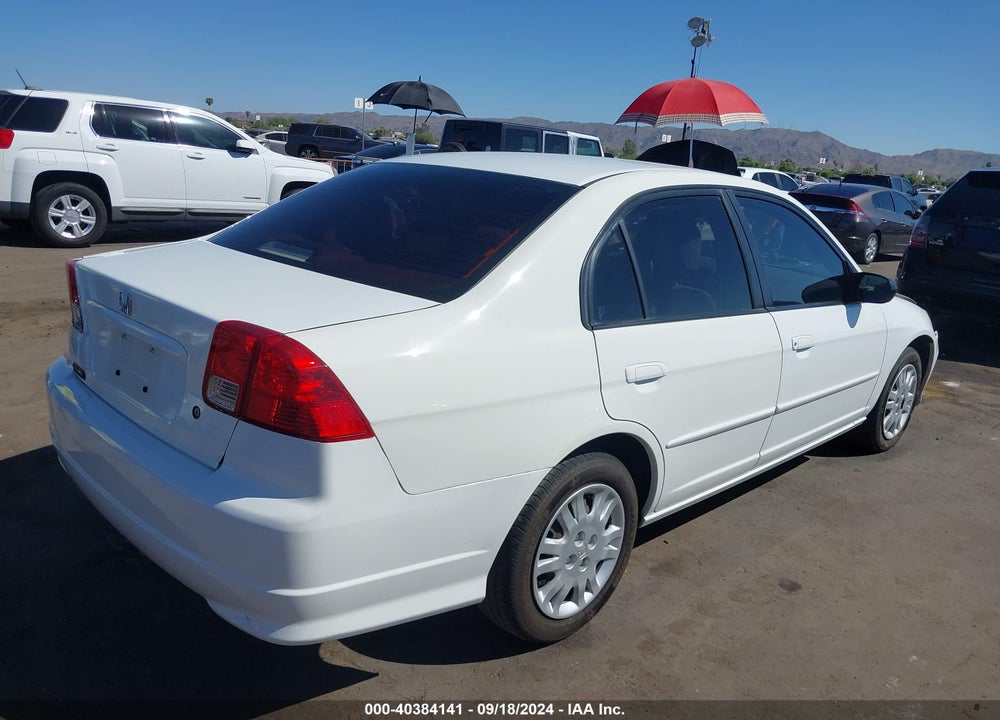 2005 HONDA CIVIC LX VIN: 2HGES165X5H609755