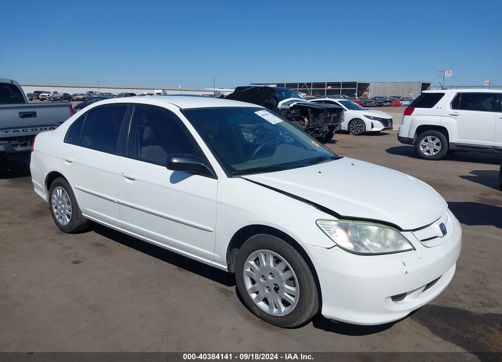 2005 HONDA CIVIC LX VIN: 2HGES165X5H609755