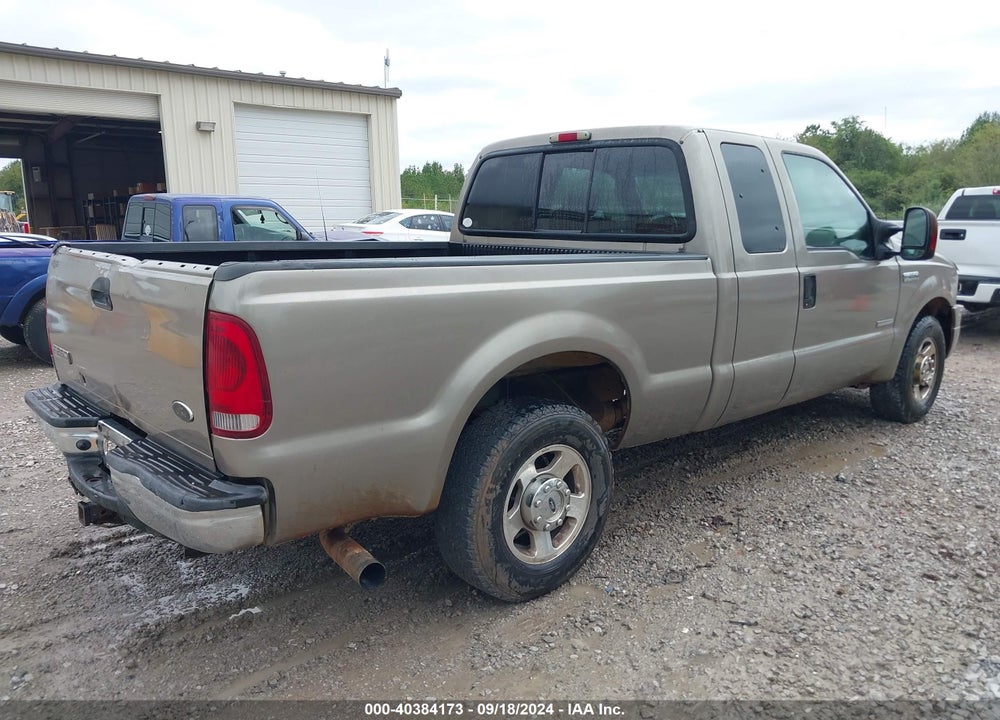 2005 FORD F-250 LARIAT/XL/XLT VIN: 1FTSX20P25ED11923