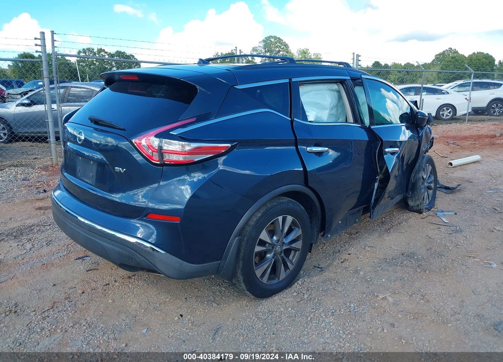 2015 NISSAN MURANO SV VIN: 5N1AZ2MG6FN288014