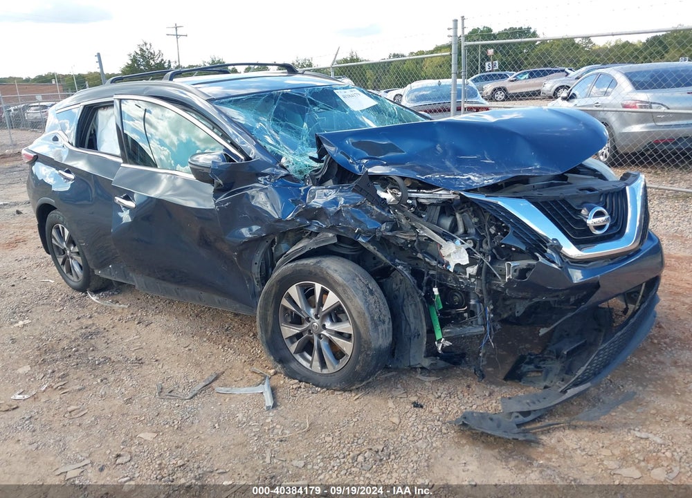2015 NISSAN MURANO SV VIN: 5N1AZ2MG6FN288014
