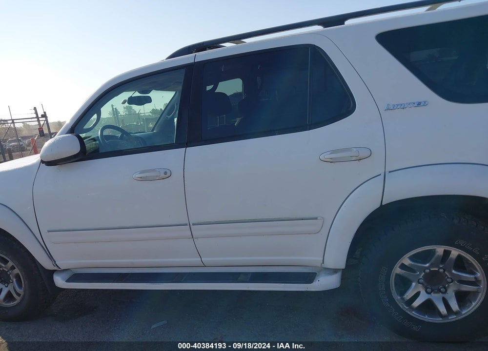 2003 TOYOTA SEQUOIA LIMITED V8 VIN: 5TDBT48A83S194301
