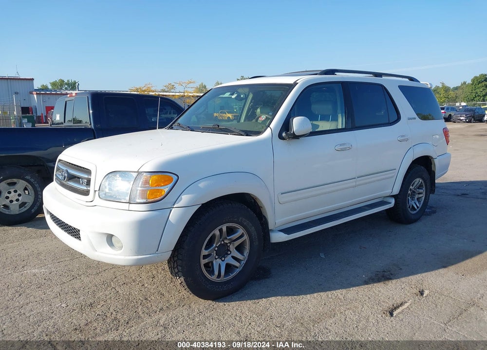 2003 TOYOTA SEQUOIA LIMITED V8 VIN: 5TDBT48A83S194301