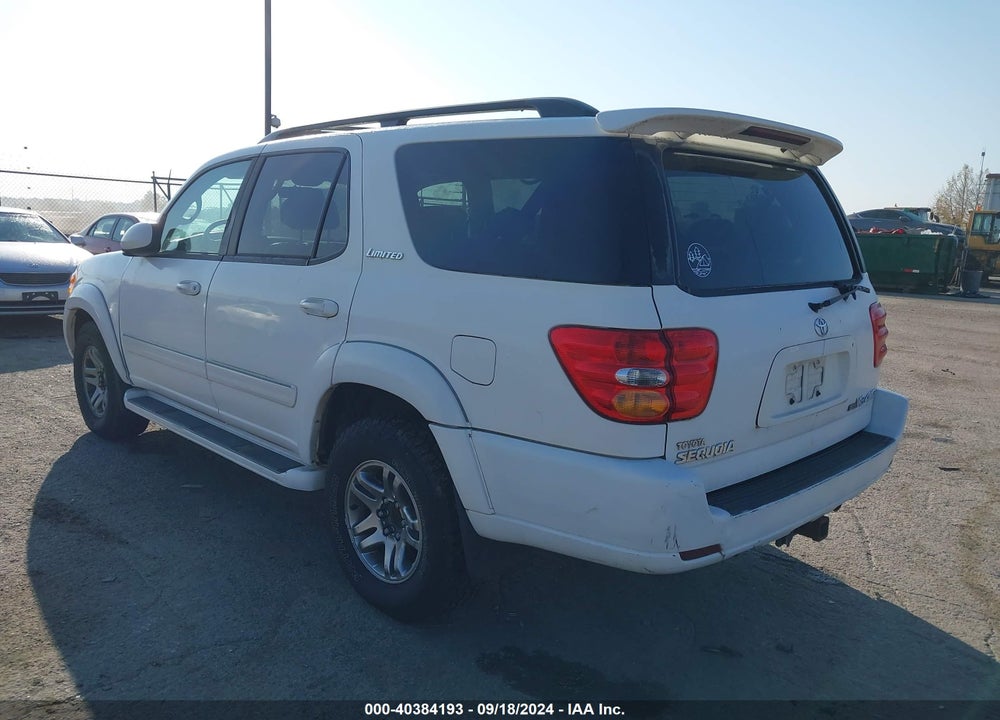 2003 TOYOTA SEQUOIA LIMITED V8 VIN: 5TDBT48A83S194301
