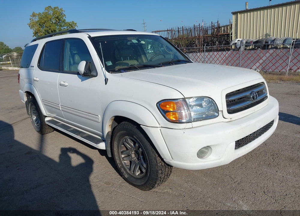 2003 TOYOTA SEQUOIA LIMITED V8 VIN: 5TDBT48A83S194301