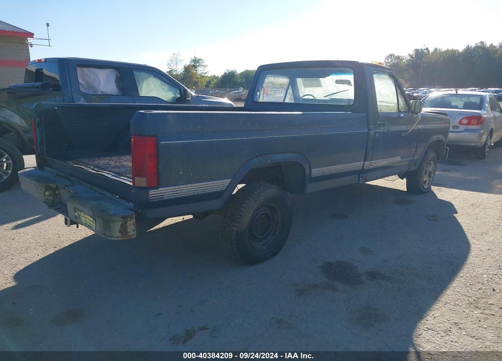 1986 FORD F150 VIN: 2FTEF14N1GCA66494