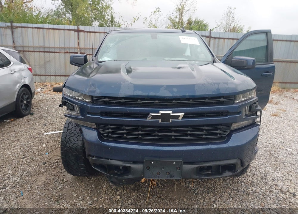 2021 CHEVROLET SILVERADO 1500 4WD SHORT BED RST VIN: 3GCUYEED3MG198349