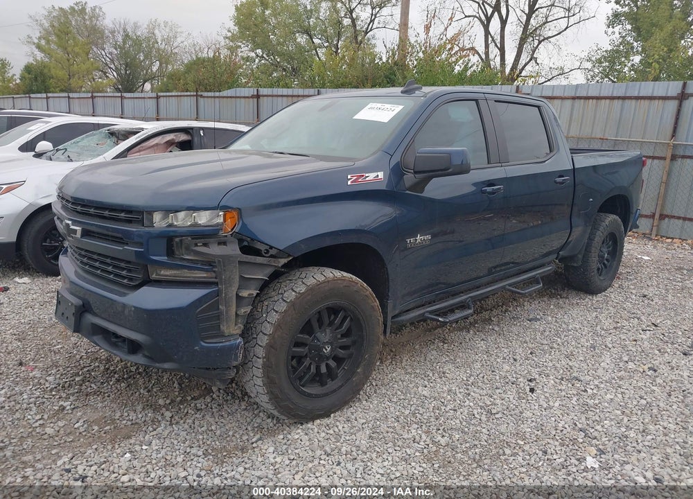 2021 CHEVROLET SILVERADO 1500 4WD SHORT BED RST VIN: 3GCUYEED3MG198349